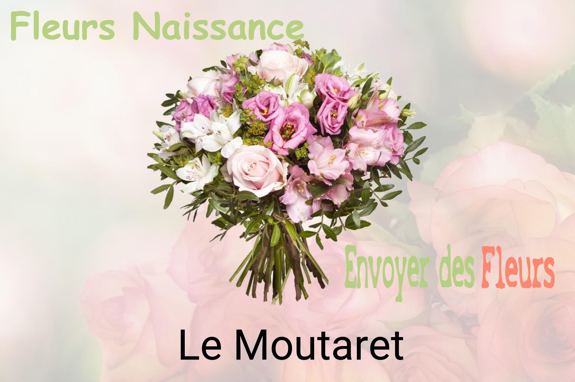 Bouquet de fleurs de naissance livré à Le Moutaret